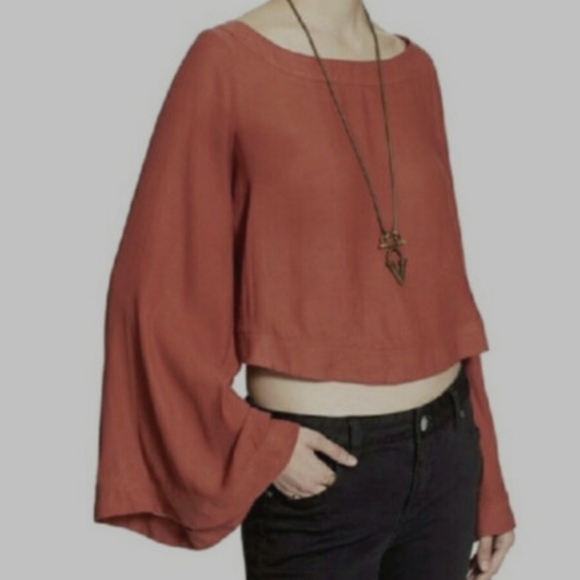 Free People Tops - Free People bell sleeve blouse